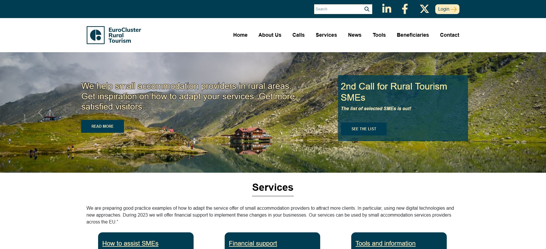 Euro Cluster Rural Tourism Home Page